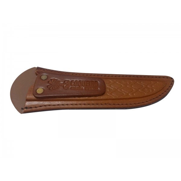 Bainha de couro envernizada 7"- Ref: BFT 07