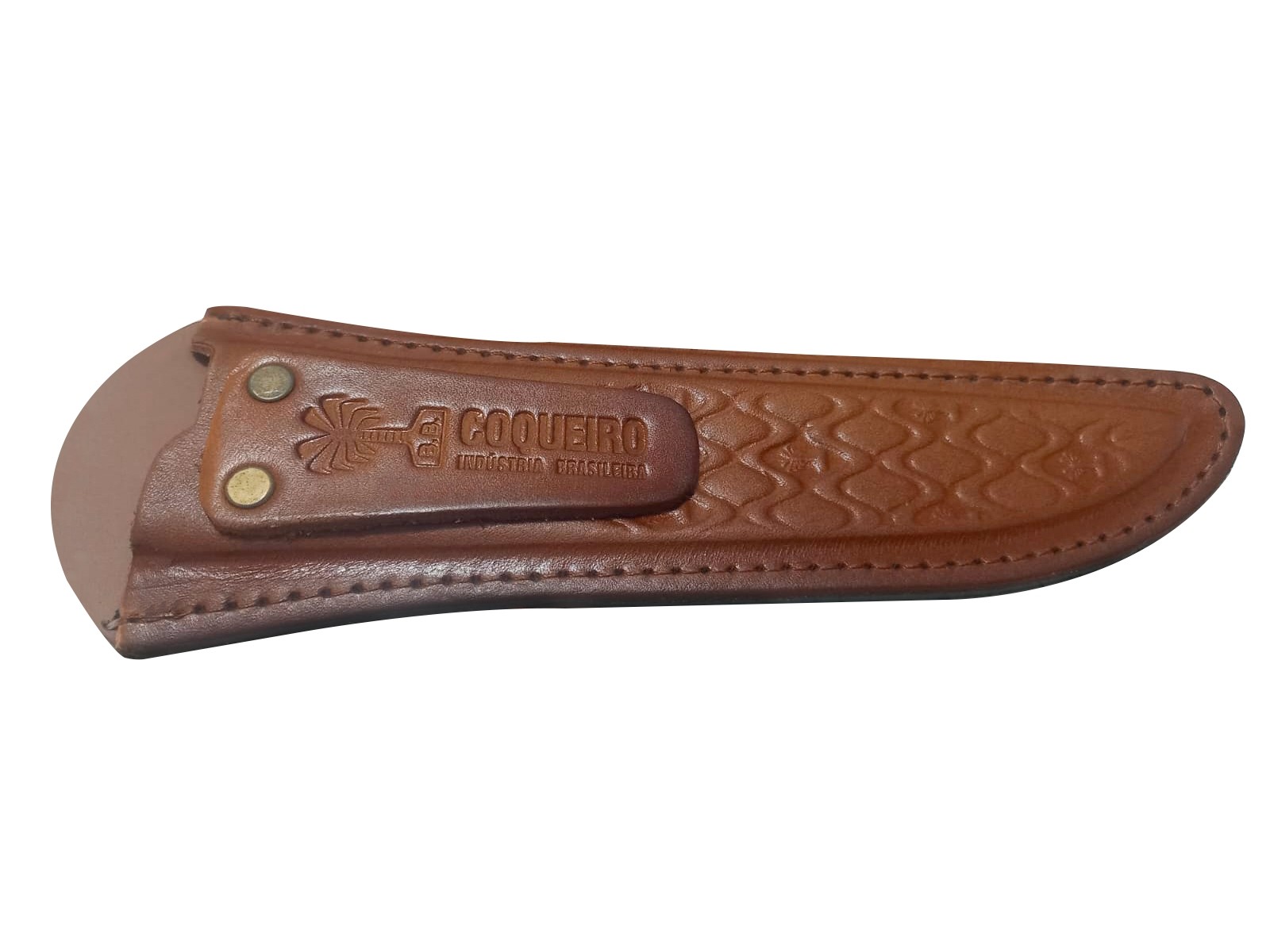 Bainha de couro envernizada 8"- Ref: BFT 08