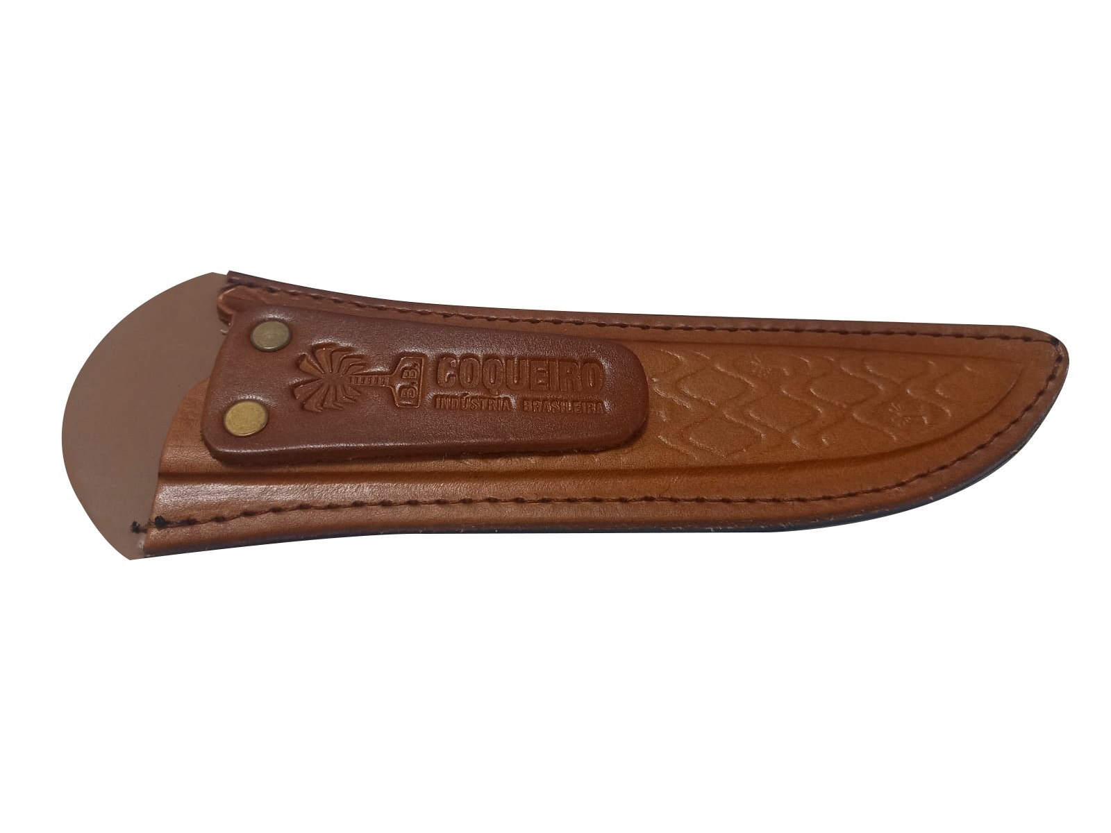 Bainha de couro envernizada 7"- Ref: BFT 07