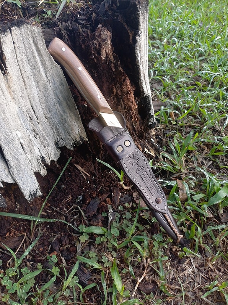 Faca carbono artesanal 8"- Ref: 608 C - 5T