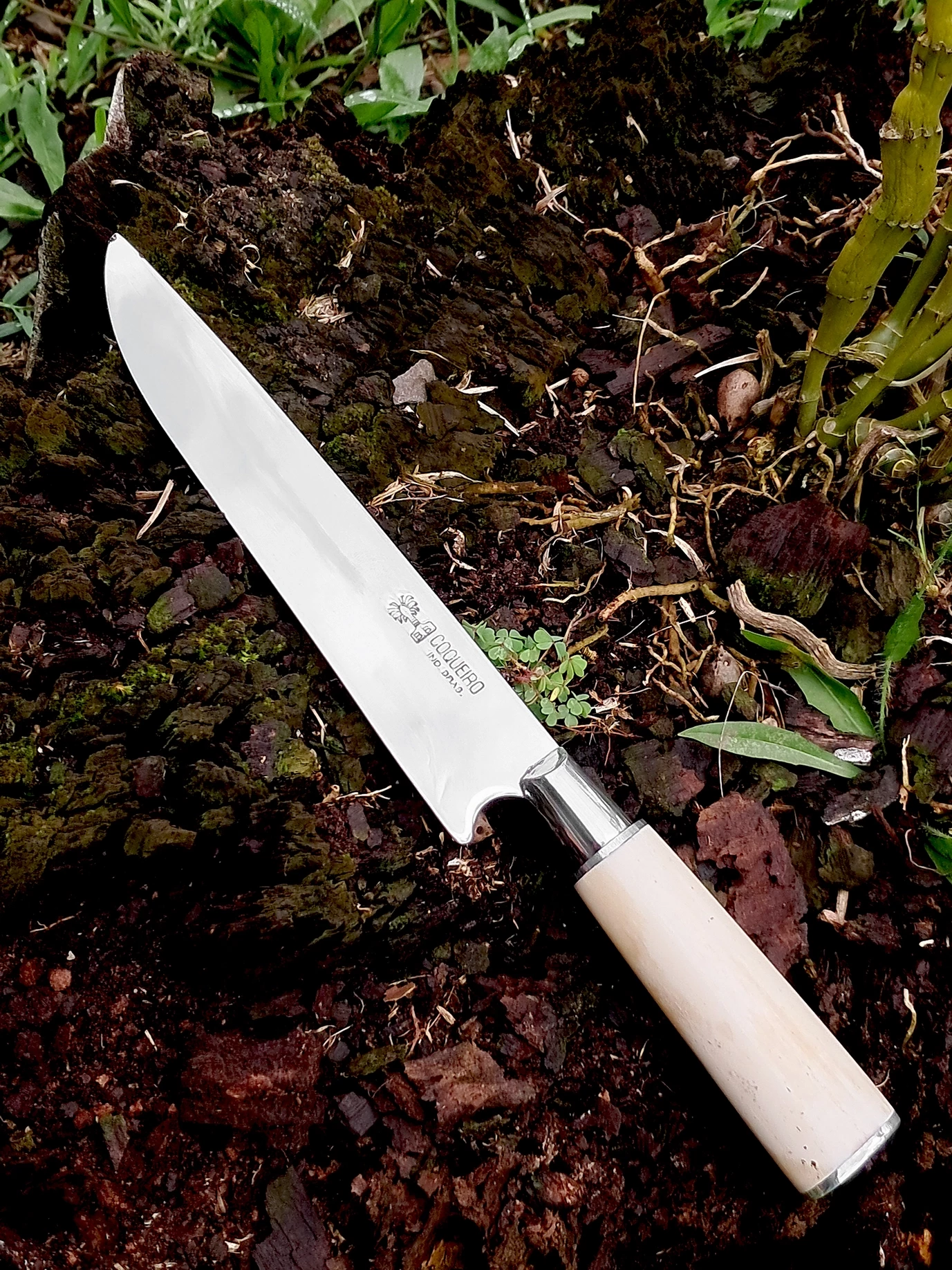 Faca inox com cabo de osso de 8" - Ref: 208 IO