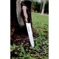 Faca inox cabo curvado 7" com bainha - Ref: 207 FBI