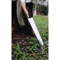 Faca inox cabo curvado 9" com bainha - Ref: 209 FBI